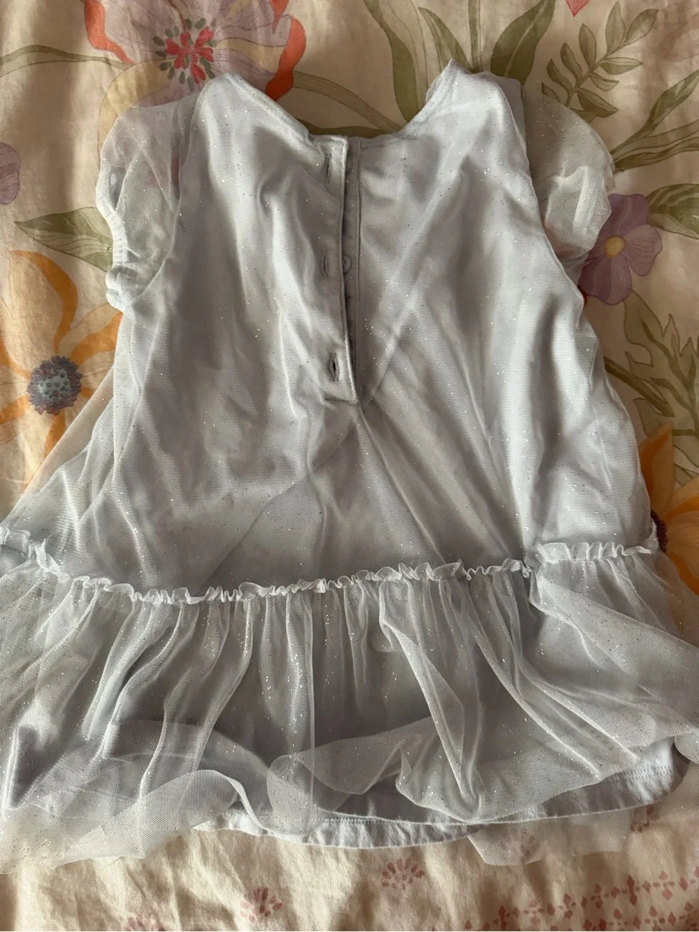 OshKosh B'gosh Silver Sparkle Tulle Dress